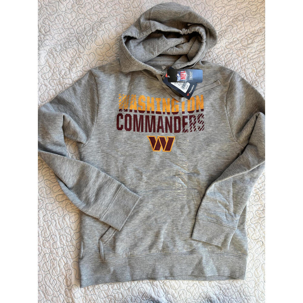 Fanatics Washington Commandersā Men's Hoodie Sweatshirt Size Medium